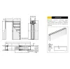 700x2100 mm Пенал SYNTESIS 125mm - ESLKX070SB