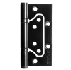 Петля из нержавейки универсальная без врезки Fuaro IN4500W INOX 304 BL (500-2BB 100x2,5) черный