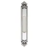 Ручка для раздвижной двери Venezia U122 DECOR LONG натуральное серебро + черный (1шт.)