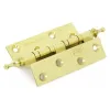 Петля дверная универсальная Palladium N 401-4\" PB золото