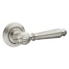 Дверная ручка на круглом основании Michelle 106/269 F99 старое серебро