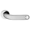 Дверная ручка на круглом основании Linea Cali POINT CRYSTAL 1596/023 CR хром глянцевый/хрусталь SWAROVSKI