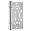 Петля универсальная без врезки Fuaro IN4500W-BL SC (500-2BB/BL 100x2,5) матовый хром БЛИСТЕР