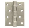 Петля универсальная Armadillo IN4500UC-BL SN 102x75x3 INOX304 матовый никель БЛИСТЕР