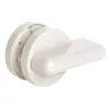 Ручка поворотная Ajax BK6.WC.CABIN PVC WH белый