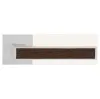 Дверная ручка на квадратном основании Linea Cali ZEN 1158/019 CS хром матовый/дерево WENGE
