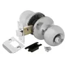 Ручка защелка Ajax (Аякс) DK682 CP-BK (6082 CP-B) (фик.) хром