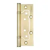 Петля универсальная без врезки Punto IN5200W SB (200-2B 125x2,5) матовое золото