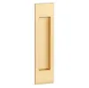 Ручка для раздвижных дверей на прямоугольном основании APRILE 7039 GOLD SATIN матовое золото