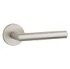 Дверная ручка на круглом основании STILE YUZA R никель