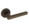 Дверная ручка на круглом основании Venezia \"EXA\" D6 античная бронза