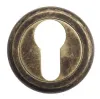 Накладка дверная под цилиндр Venezia CYL-1 D1 античная бронза 2 шт.