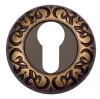 Накладка дверная под цилиндр Venezia CYL-1 D4 темная бронза 2 шт.