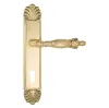 Дверная ручка Venezia \"OLIMPO\" CYL на планке PL87 полированная латунь