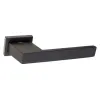 Дверная ручка на прямоугольном основании Fratelli Cattini \"VELO\" 6-NM матовый черный