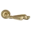 Дверная ручка на круглом основании Venezia \"OPERA\" D2 полированная латунь