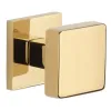 Дверная ручка на квадратном основании APRILE MORA Q 7S GOLD PVD золото