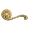 Дверная ручка на круглом основании Venezia \"VIVALDI\" D4 полированная латунь