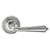 Дверная ручка на круглом основании Venezia \"VIGNOLE\" D4 полированный хром