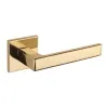 Дверная ручка Tupai на квадратном основании 3095 Q 5S-01 золото