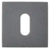 Накладка под ключ буратино на квадратном основании Fratelli Cattini KEY-8 GA антрацит серый 2 шт.
