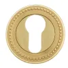 Накладка дверная под цилиндр Venezia CYL-1 D3 полированная латунь 2 шт.