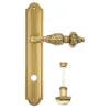 Дверная ручка Venezia \"LUCRECIA\" WC-2 на планке PL98 полированная латунь