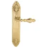 Дверная ручка Venezia \"GIFESTION\" на планке PL90 полированная латунь