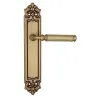 Дверная ручка Venezia \"MOSCA\" на планке PL96 французское золото