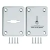 Декоративная накладка Fuaro ESC.S-lift+S/K.set (ESC081/082) хром на сувальдный замок сталь (1пара)