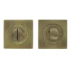 Фиксатор на квадратной розетке Sicma WC Si OY 45x45 mm бронза вестерн