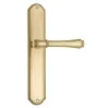 Дверная ручка Venezia \"CALLISTO\" на планке PL02 полированная латунь