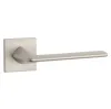 Дверная ручка на квадратном основании STILE TOBA Q SLIMM 7 mm никель