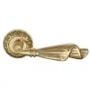 Дверная ручка на круглом основании Venezia \"OPERA\" D4 полированная латунь
