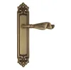 Дверная ручка Venezia \"OPERA\" на планке PL96 матовая бронза