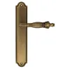 Дверная ручка Venezia \"OLIMPO\" на планке PL98 матовая бронза