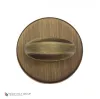 Фиксатор поворотный на круглом основании Fratelli Cattini WC 7-BY матовая бронза