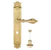Дверная ручка Venezia \"ANAFESTO\" WC-2 на планке PL97 полированная латунь