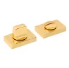 Фиксатор поворотный на прямоугольном основании WC-60 Gold золото