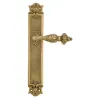 Дверная ручка Venezia \"LUCRECIA\" на планке PL97 полированная латунь