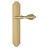 Дверная ручка Venezia \"ANAFESTO\" на планке PL98 полированная латунь