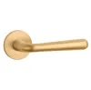 Дверная ручка на круглом основании APRILE IRGA R 7S GOLD SATIN матовое золото
