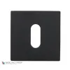 Накладка под ключ буратино на квадратном основании Fratelli Cattini KEY 8-NM матовый черный 2 шт.
