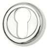 Накладка дверная под цилиндр Venezia CYL-1 D1 полированный хром 2 шт.