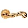  Дверная ручка на круглой розетке Linea Cali POESIA 1395/113 OZ золото глянцевое