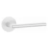 Дверная ручка на круглом основании APRILE Kalmia R 7S WH матовый белый