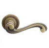 Дверная ручка на круглом основании Venezia \"VIVALDI\" D3 матовая бронза