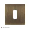 Накладка под ключ буратино на квадратном основании Fratelli Cattini KEY 8-BY матовая бронза 2 шт.