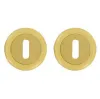 Накладка под ключ Буратино на нижней круглой розетке д.50 мм Sicma KEY/50 Si OS матовое золото (напыление)