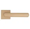Дверная ручка на квадратном основании Fratelli Cattini \"NEVADA\" 8-KD золото крайола
